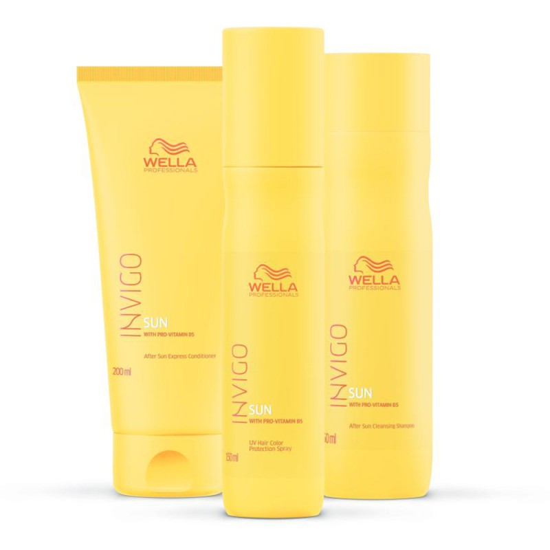 Wella INVIGO Sun Hair & Body Shampoo 250ml + Sun Conditioner 200ml + Sun Protect Spray 150ml