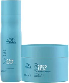 Wella INVIGO Clean Scalp Shampoo 250ml + Calm Sensitive Mask 150ml