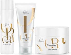 Wella Oil Reflections Shampoo 250ml + Oil Reflections Conditioner 200ml + Oil Reflections Mask 150ml