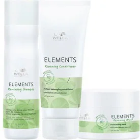 Wella New Elements Shampoo + Renew 250ml Conditioner 200ml + Mask 150ml