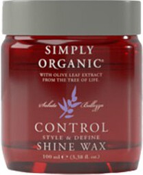 Simply Organic Control Shine Wax 100ml