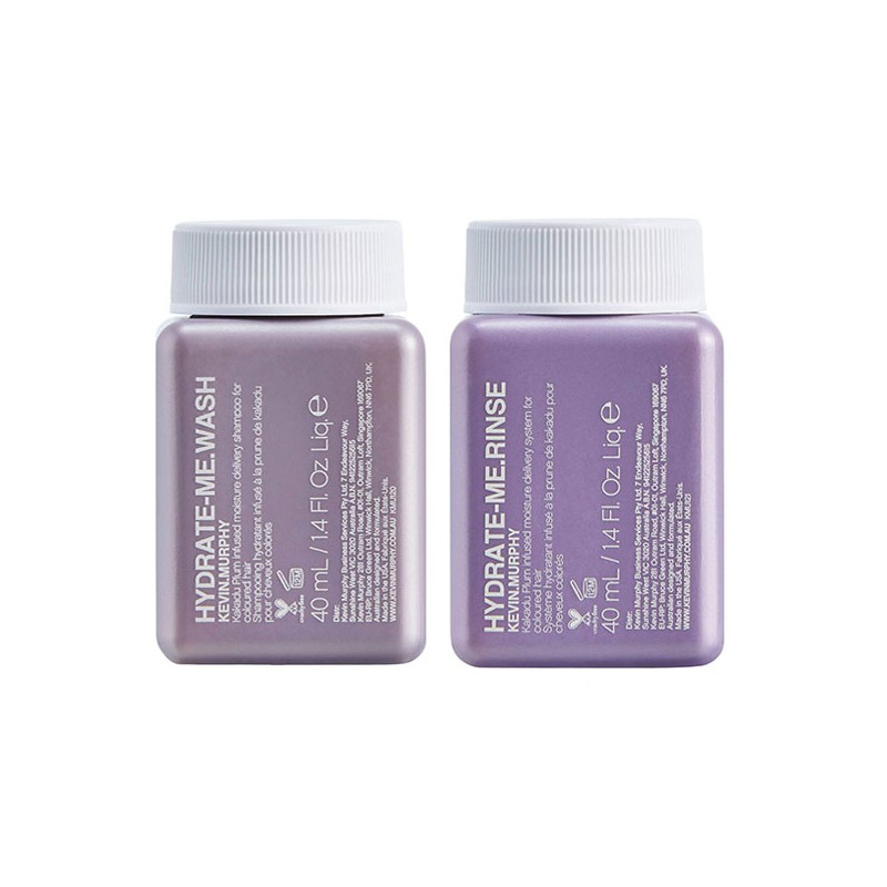 Kevin Murphy Hydrate Me Wash 40ml + Hydrate Me Rinse 40ml Travelsize Kevin Murphy Hydrate Me Wash 40ml + Hydrate Me Rinse 40ml Travelsize