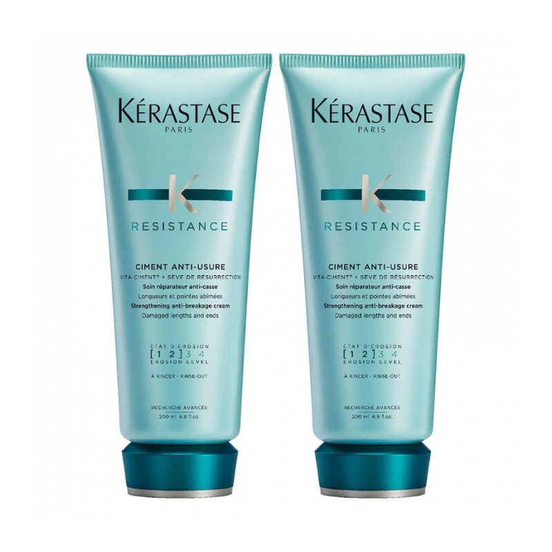 Kérastase Resistance Ciment Anti-Usure Duo 2x200ml Kérastase Resistance Ciment Anti-Usure Duo 2x200ml