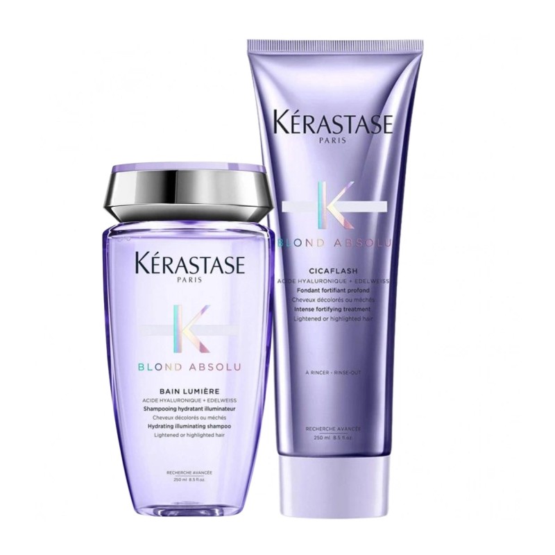Kérastase Blond Absolu Bain Lumière 250ml & Cicaflash 250ml Kérastase Blond Absolu Bain Lumière 250ml & Cicaflash 250ml