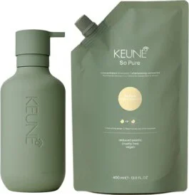 Keune So Pure Restore Shampoo 400ml + Keune So Pure Refill Bottle 400ml