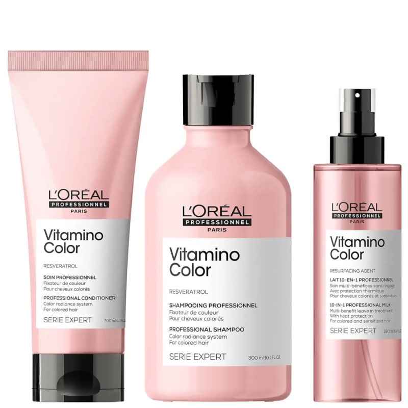L'Oréal Professionnel Vitamino Color Coloured Hair Bundle L'Oréal Professionnel Vitamino Color Coloured Hair Bundle