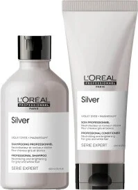 Loréal Professionnel Silver Shampoo 300ml + Conditioner 200ml
