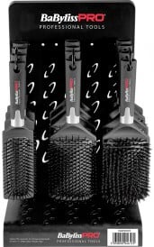 BabylissPro Paddle Brushes Display 12pcs