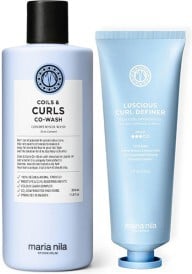 Maria Nila Coils & Curls Co-Wash 350ml + Coils & Curls Luscious Curl Definer 125ml