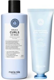 Maria Nila Coils & Curls Co-Wash 350ml + Coils & Curls Weightless Curl Definer 125ml