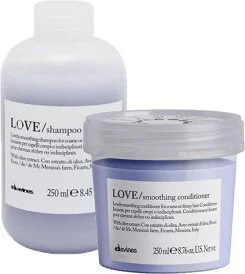 Davines LOVE Smoothing Shampoo 250ml + Conditioner 250ml DUO
