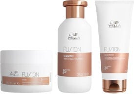 Wella Fusion Trio Shampoo 250ml + Conditioner 200ml + Mask 150ml