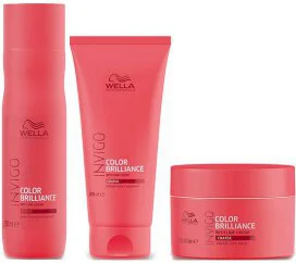 Wella INVIGO Color Brilliance Coarse  Shampoo 250ml + Conditioner 200ml + Mask 150ml