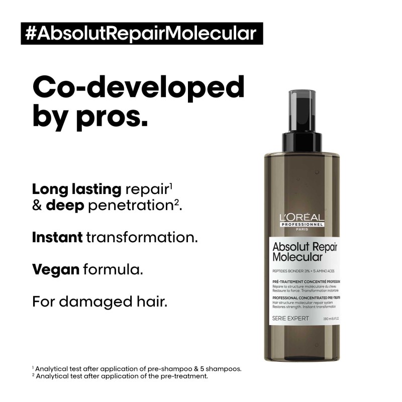L´Oreal Professionnel Absolut Repair Molecular Pre-Treatment 190ml L´Oreal Professionnel Absolut Repair Molecular Pre-Treatment 190ml