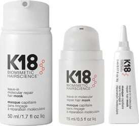 K18 Leave In Molecular Repair Mask 50ml + Leave In Molecular Repair Mask 15ml + Leave In Molecular Repair Mask Dose 5ml