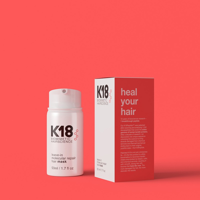 K18 Leave In Molecular Repair Mask 50ml + Leave In Molecular Repair Mask 15ml + Leave In Molecular Repair Mask Dose 5ml K18 Leave In Molecular Repair Mask 50ml + Leave In Molecular Repair Mask 15ml + Leave In Molecular Repair Mask Dose 5ml