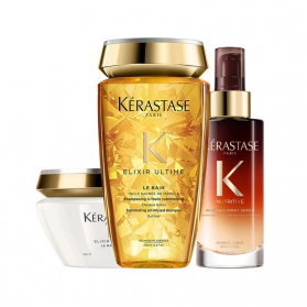 Kérastase Elixir Ultime Bain 250ml + Masque 200ml + 8H Magic Night Serum 90ml