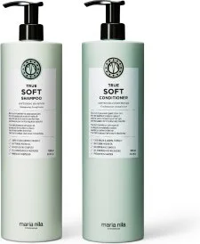 Maria Nila True Soft Shampoo + Conditioner 1000ml