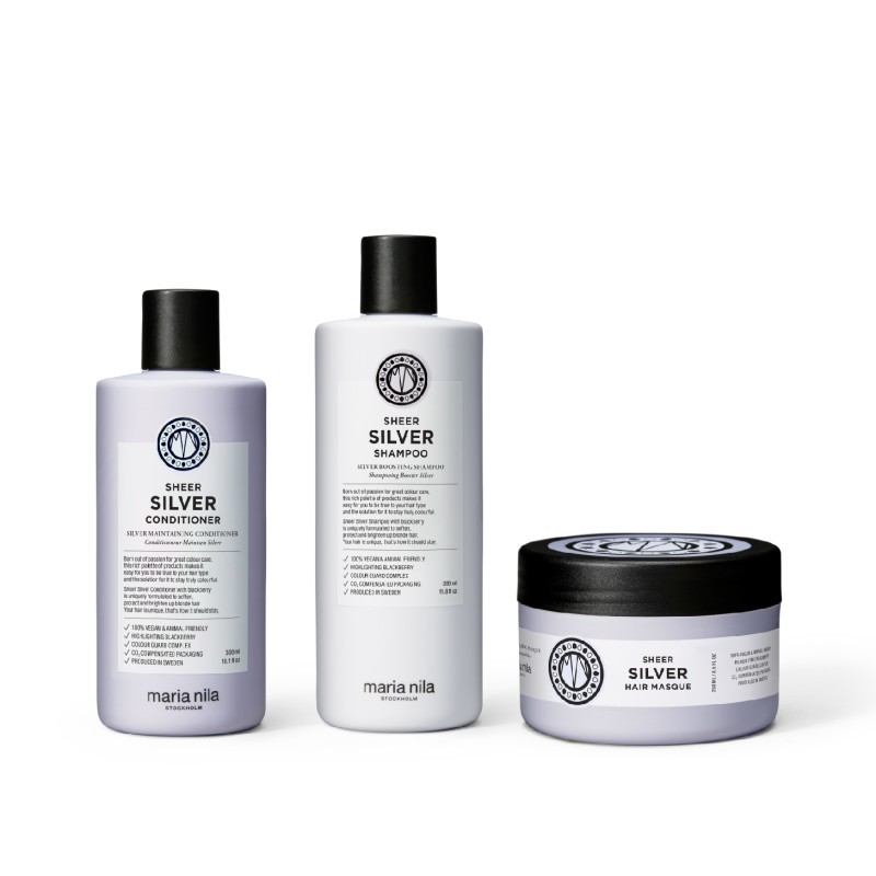 Maria Nila Sheer Silver Trio