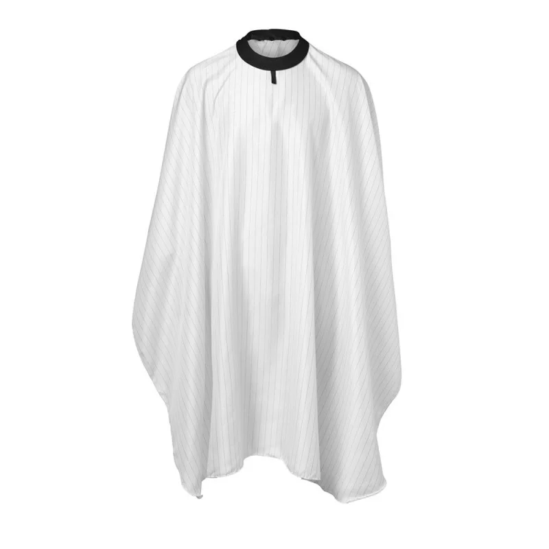 Cutting Cape Pinstripe With Silicon Neck - Klipp Kappa Randig