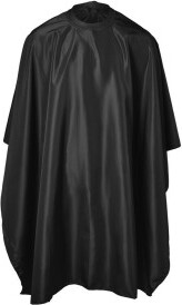 Cutting Cape Black With Silicon Neck - Klipp Kappa Svart Med Silikonhals