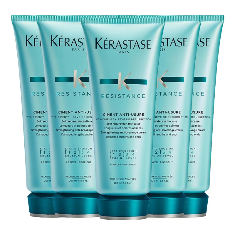 Kérastase Resistance Ciment Anti-Usure 200ml x5 Kérastase Resistance Ciment Anti-Usure 200ml x5