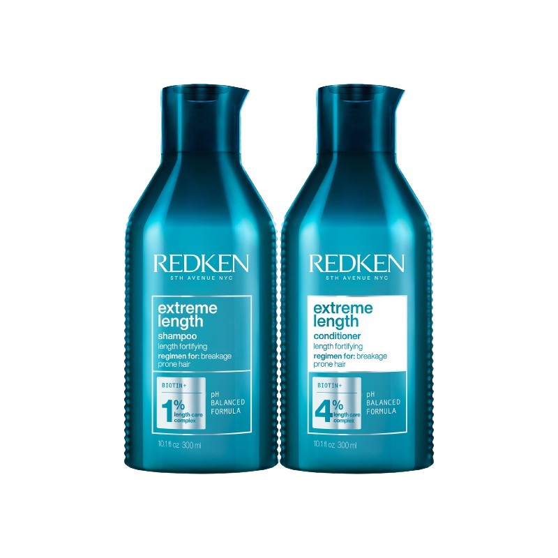 Redken Extreme Length DUO – Stärkande schampo & balsam 2×300 ml