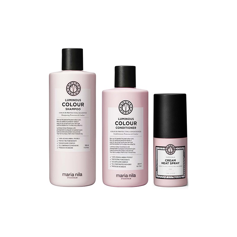 Maria Nila Luminous Colour Duo + Cream Heat Spray 75ml