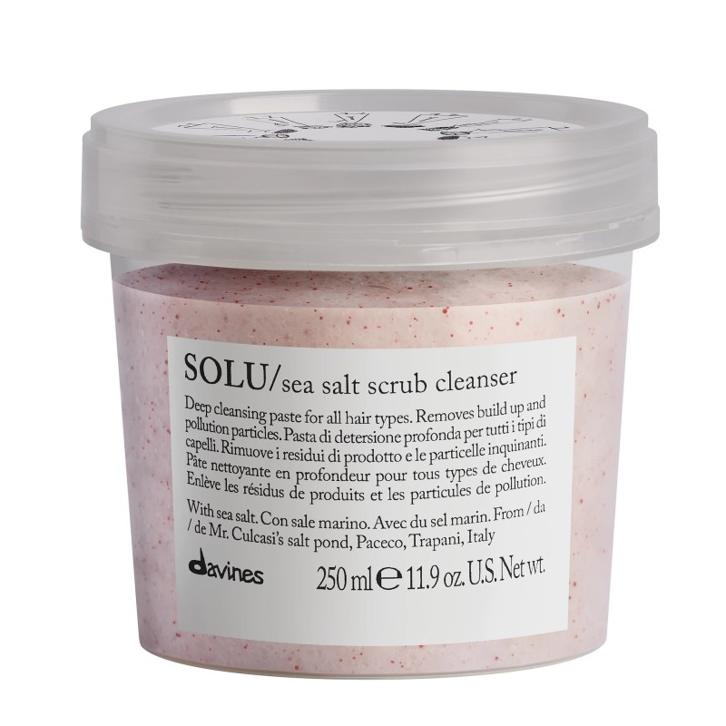 Davines SOLU Sea Salt Scrub Cleanser 250ml Davines SOLU Sea Salt Scrub Cleanser 250ml