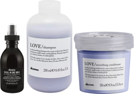 Davines Love Smooth Shampoo 250ml + Conditioner 250ml + Oi All In One Milk 135ml