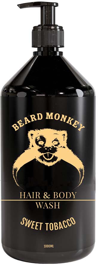 beard monkey sweet tobacco Beard Monkey Hair & Body Sweet Tobacco 1000 ml