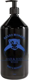 Beard Monkey Hair & Body Minty & Raspberry 1000 ml