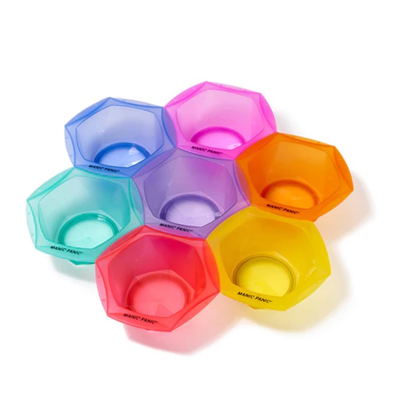 Manic Panic Set of 7 Color Mixing Bowls 7 st