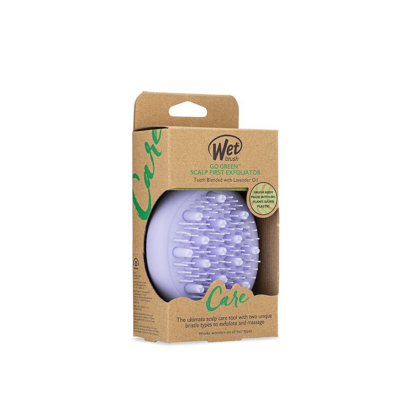 WetBrush Go Green Scalp Exfoliator/Massage Purple