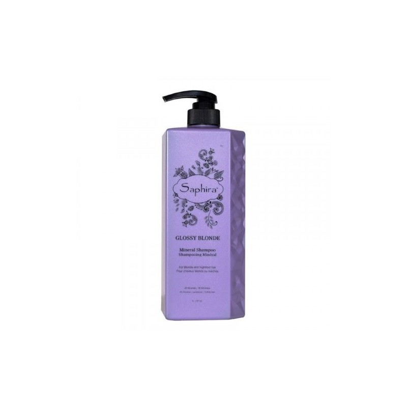 Saphira Glossy Blonde Mineral Shampoo 1000ml
