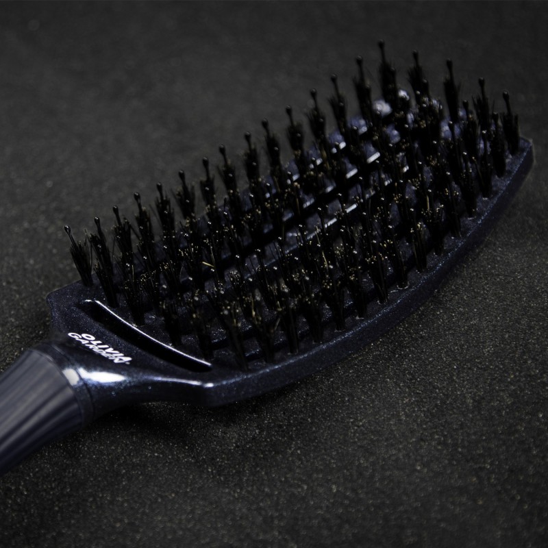 Olivia Garden Fingerbrush Midnight Dessert Black Onyx M