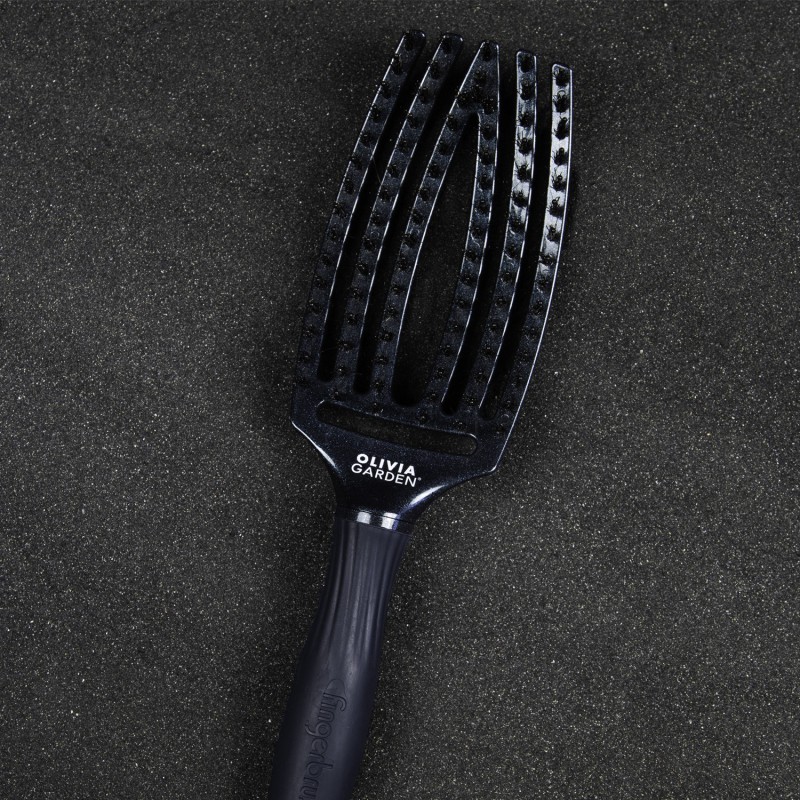 Olivia Garden Fingerbrush Midnight Dessert Black Onyx M