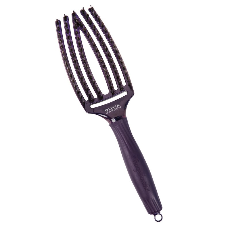 Olivia Garden Fingerbrush Midnight Dessert Violet Amethyst M