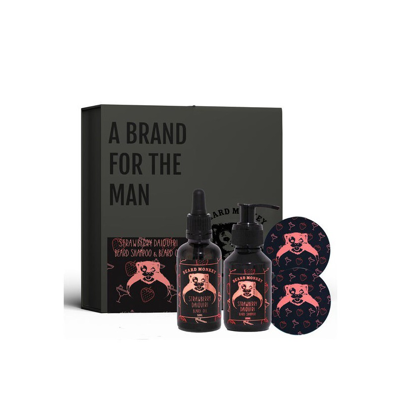 Beard Monkey Beard Kit Strawberry Daiquiri 150ml