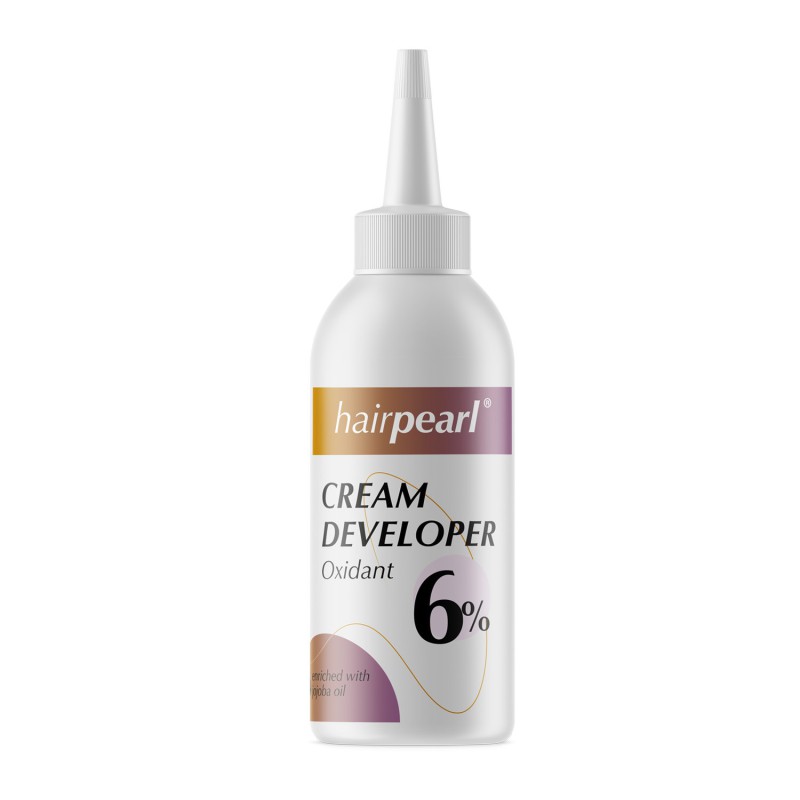 Hairpearl Cream oxidant 6% - Skonsam Borttagning av Färgfläckar 80ml