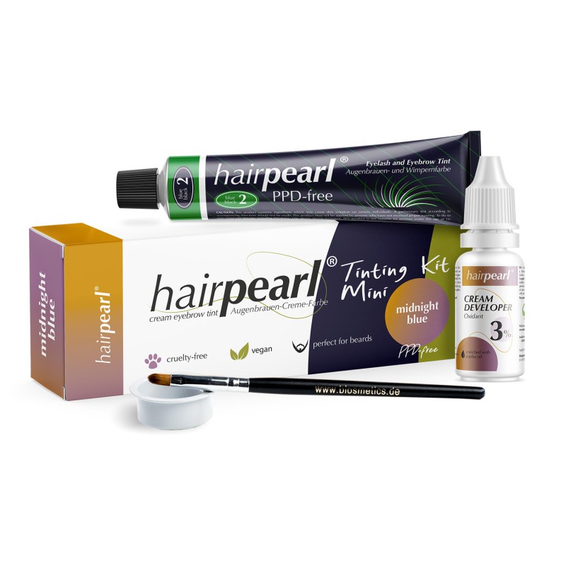 Hairpearl Tinting kit mini PPD free No 2 Midnight Blue