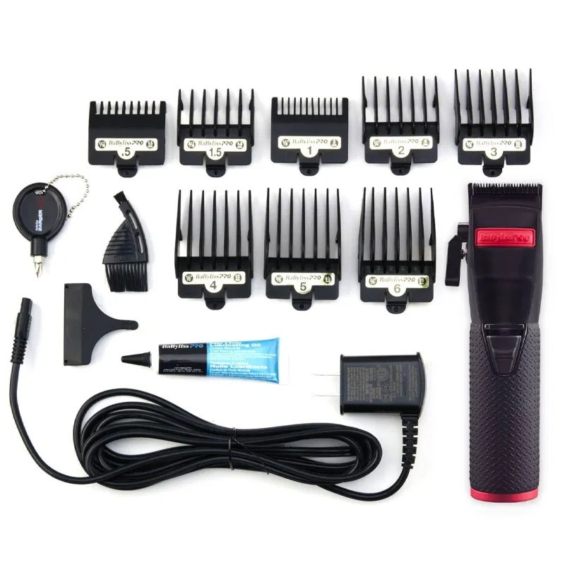 BabylissPro Boost+ Clipper Red & Black Mat BabylissPro Boost+ Clipper Red & Black Mat