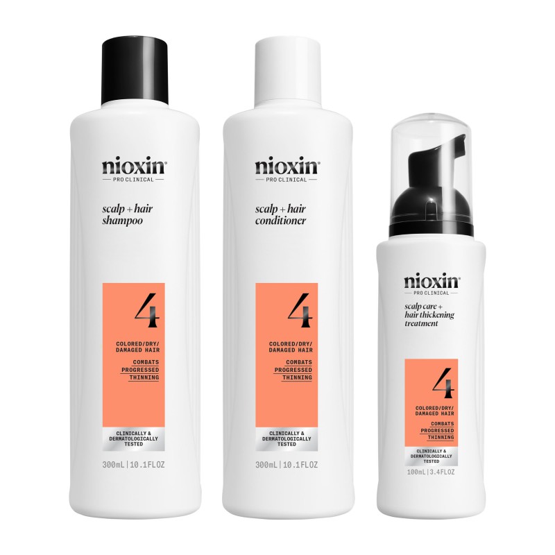 Nioxin System 4 Loyalty Kit for Colored Thinning Hair