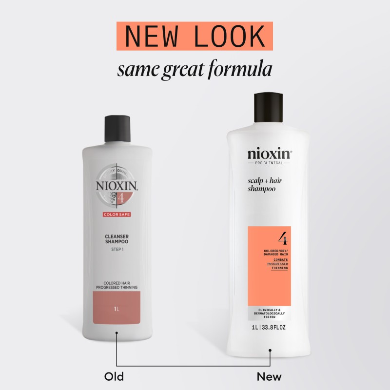 Nioxin System 4 Shampoo for Colored Thinning Hair 1000 ml