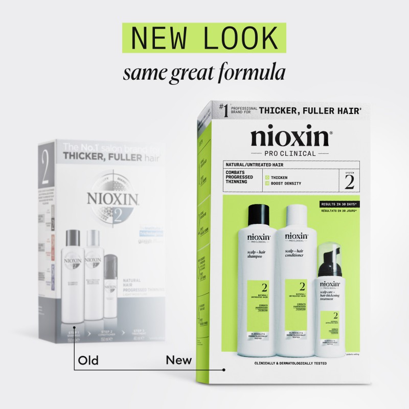 Nioxin System 2 Trial Kit for Thinning Hair