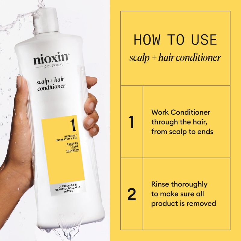 Nioxin System 1 Conditioner for Thinning Hair 1000 ml