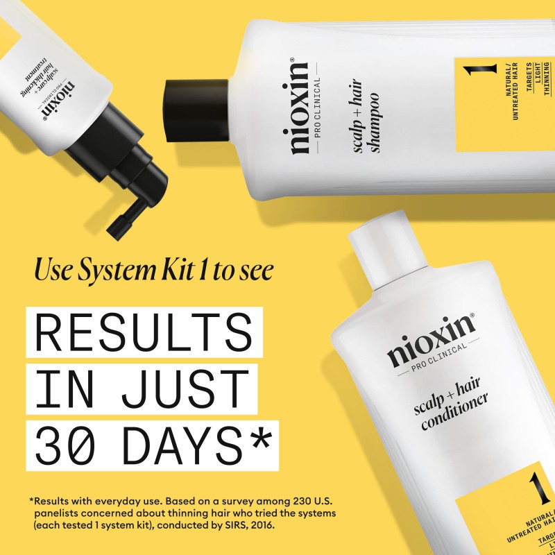Nioxin System 1 Shampoo for Thinning Hair 1000 ml
