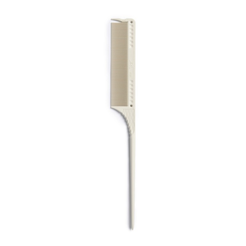 JRL Fine teeth tail comb 8,5" White