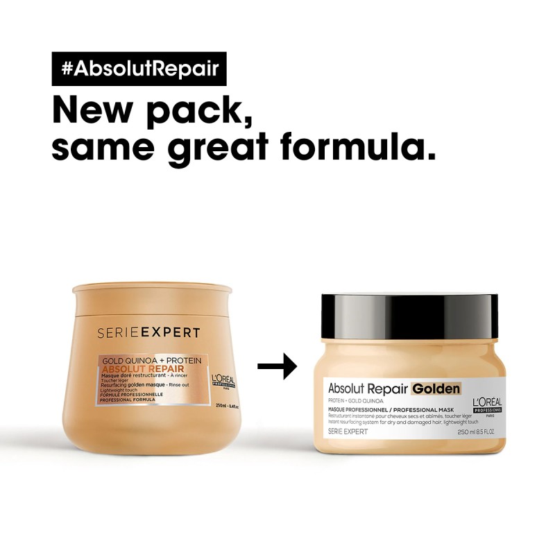 L'Oréal Professionnel Absolut Repair Mask 250ml Golden L'Oréal Professionnel Absolut Repair Mask 250ml Golden