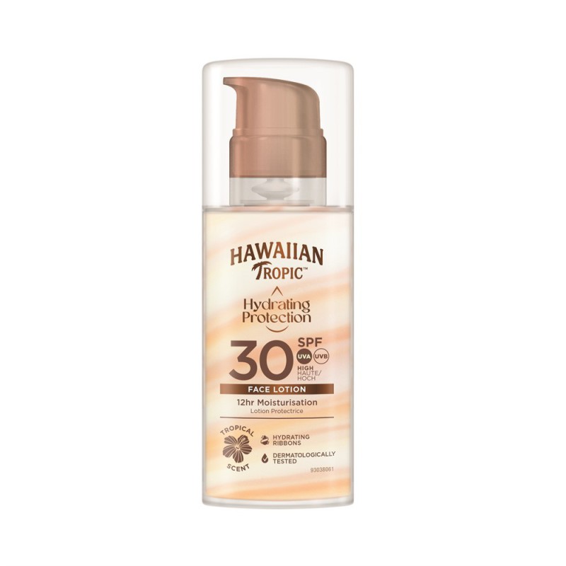 Hawaiian Tropic Hydrating Protection Face Lotion SPF30 50ml Hawaiian Tropic Hydrating Protection Face Lotion SPF30 50ml